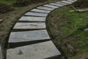 Dalle ardoise allee 675 x 450